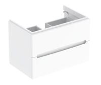 Izlietnes skapis Modo, 790x479 mm, h=550 mm, 2A, spīdīgs balts
