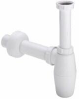 Izlietnes sifons, 1½  x 40 mm, plastmasa, balta #
