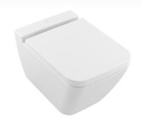 Pods Finion Rimless, stiprināms pie sienas, 375x560 mm, SupraFix, DirectFlush, balts CP