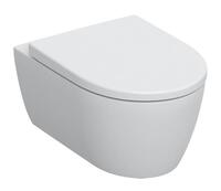 Pods ar QR/SC vāku iCon Rimfree, stiprināms pie sienas, 355x530 mm, balts