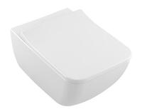 Pods ar QR/SC vāku Venticello Rimless, stiprināms pie sienas, 375x560 mm, SupraFix, DirectFlush, bal