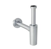 Izlietnes sifons, d=32 mm, 1.1/4", hromēta plastmasa