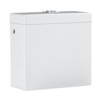 Skalojamā kaste CubeCeramic, pievads no sāniem, balta