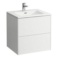 Izlietnes un skapīša komplekts Pro S, 600x500 mm, h=610 mm, 2A, matēts  balts