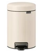 Atkritumu tvertne ar pedāli NewIcon, 3l, soft beige